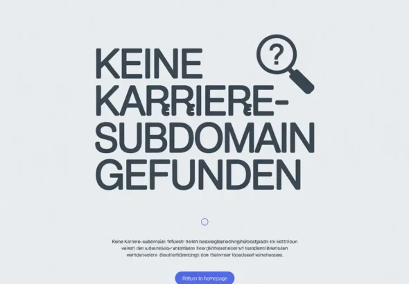 Keine Karriere-Subdomain Gefunden